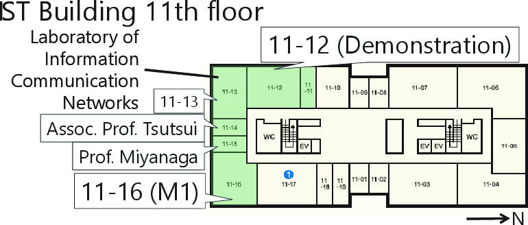 Hokkaido University IST Building 11F floor map